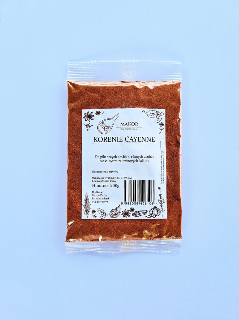 Korenie Cayenne (kajenské) 50g