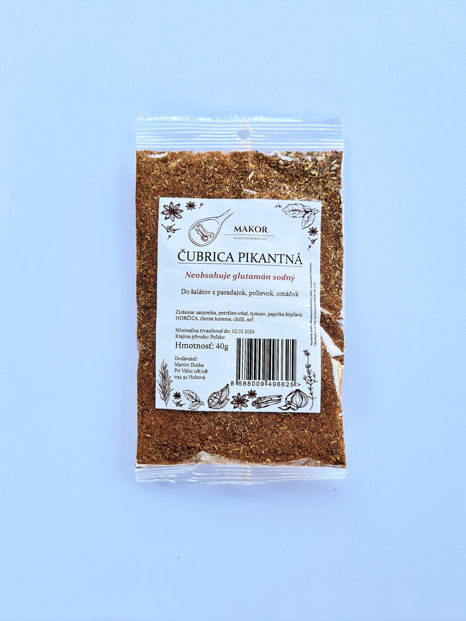 Čubrica pikantná 40g