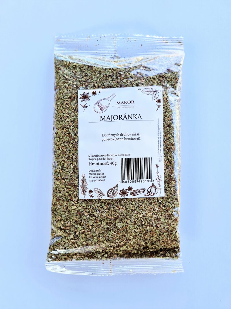 Majoránka sušená 40g