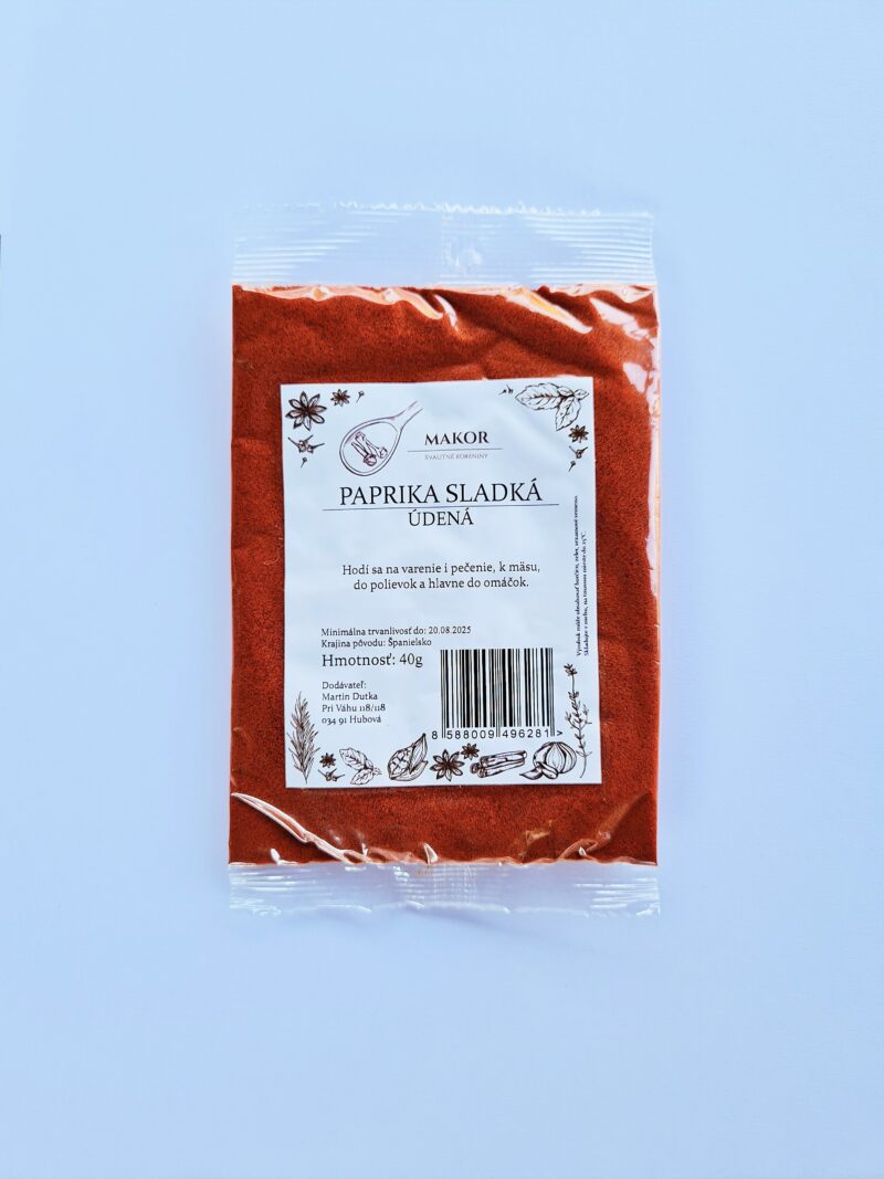 Paprika sladká údená 40g