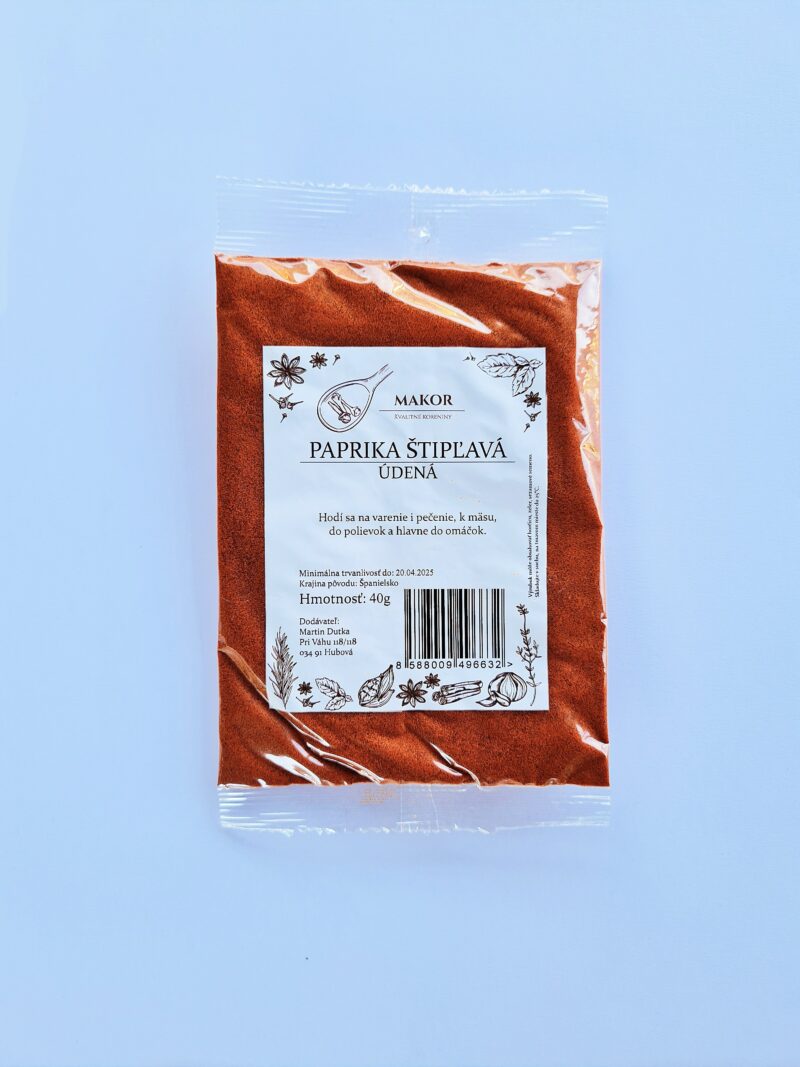 Paprika štipľavá údená 40g